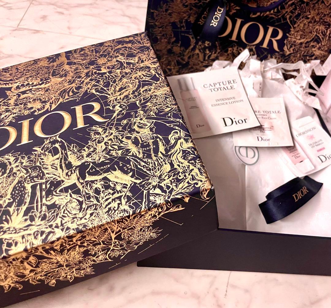 Dior ディオール ラッピング リボン ギフトBOX ショッパー箱 - メルカリ