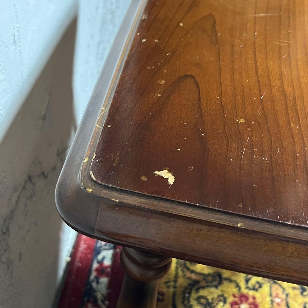 カリモク】 コロニアル サイドテーブル TC200JK ビンテージ 木製