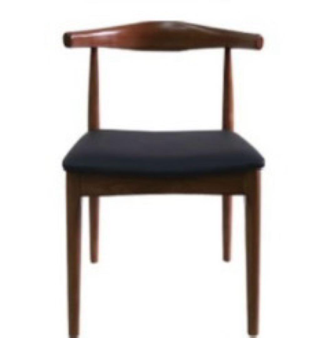 N*い様 デザイナーズチェア 木製 ダイニングチェア ウッド エルボ