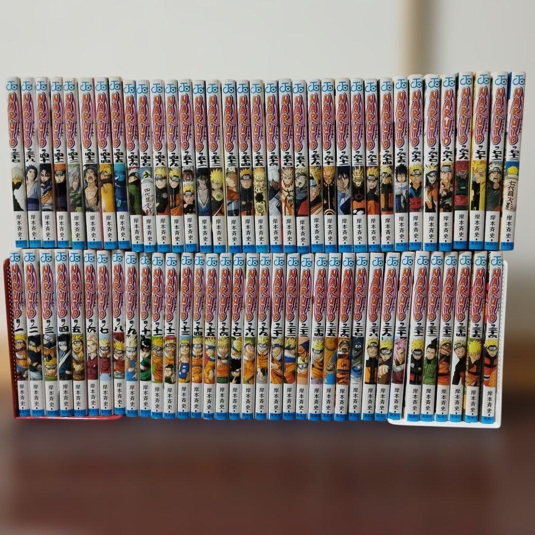 NARUTO ほぼ全巻セット 漫画全巻ドットコム限定】ナルト NARUTO コミック 全72巻 完結セット
