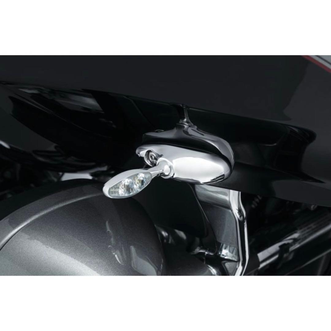 ハーレー ロードグライド ハイサイダーウィンカー クリアキンマウント