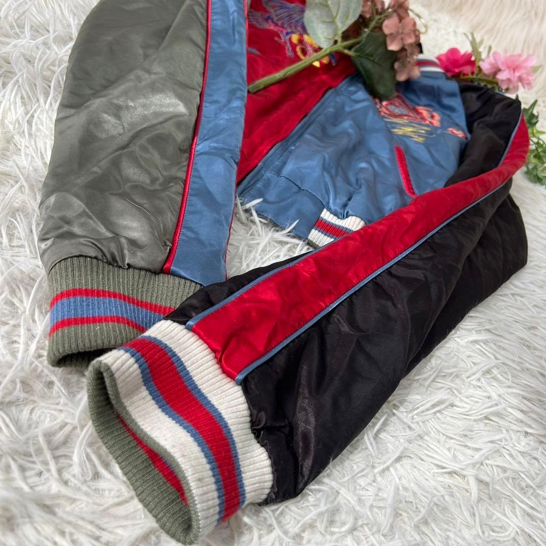 DIESEL ディーゼル レディース リバーシブル スカジャン ブルゾン 刺繍