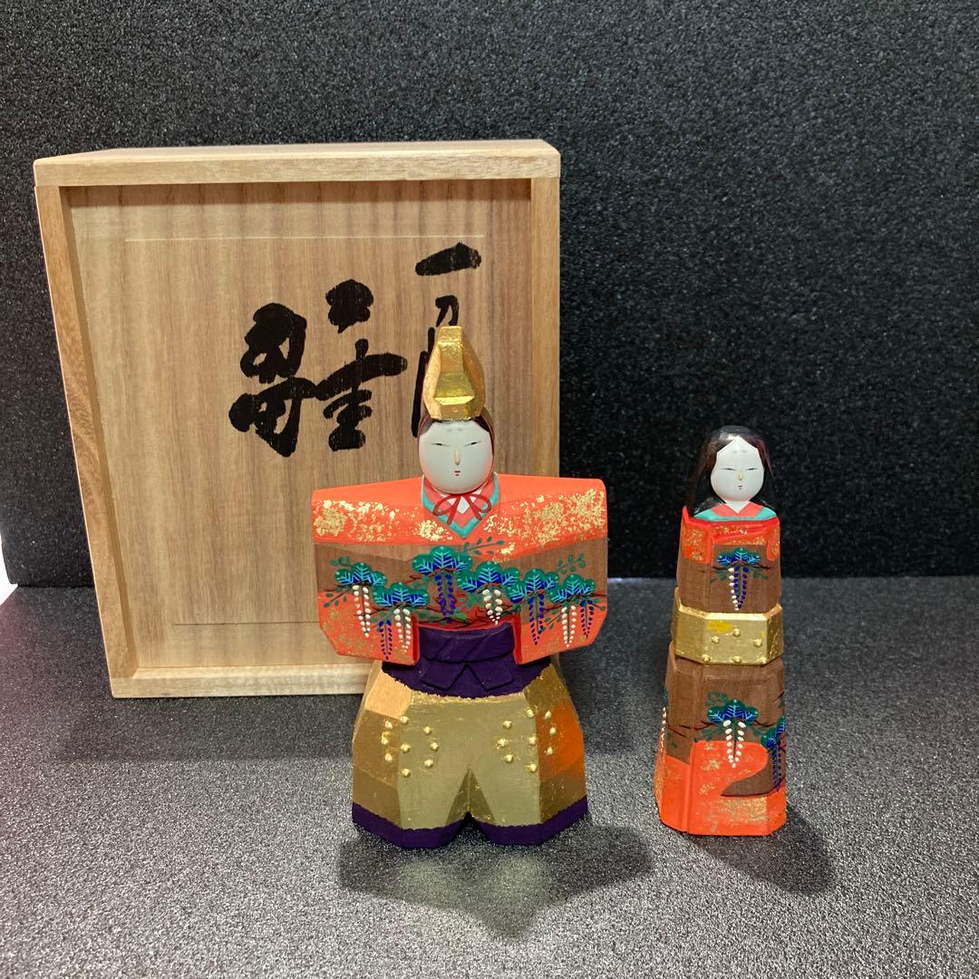 雛人形　奈良一刀彫り 立雛・内裏雛｜【公式】 奈良一刀彫 万葉堂 吉岡一泰 雛人形・兜