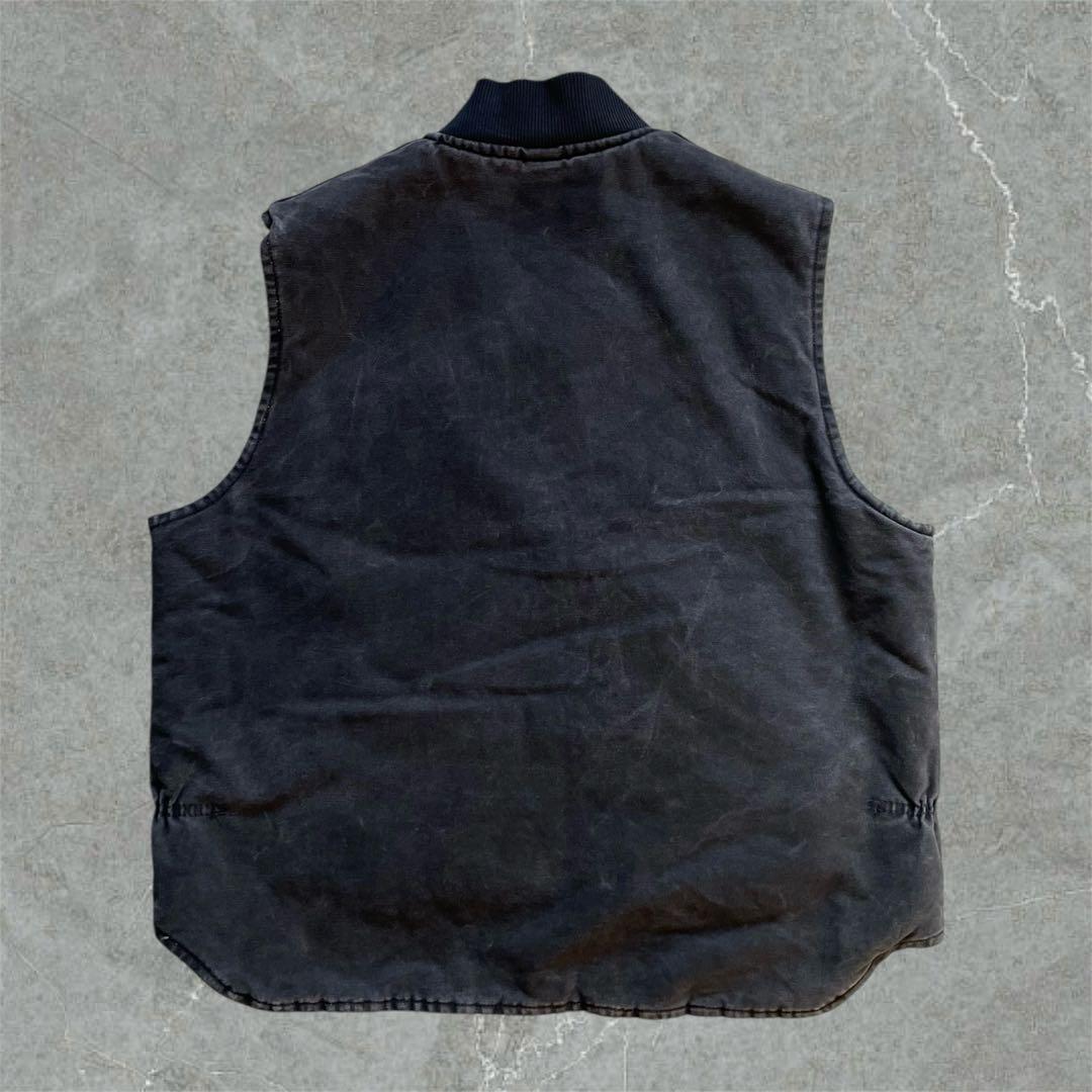 激レア USA製 カーハートXL ONX オニキス ダック ベスト ブラック 黒