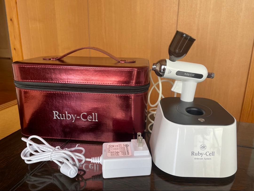 Ruby-Cell 美顔器 ACアダプター・収納ケース付き Ruby-Cell 美顔器 Amazon.co.jp: ルビーセルエアブラシシステム用RUBY