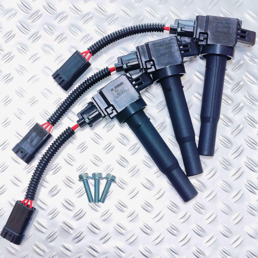 K6A R06A搭載車に】高性能高出力純正イグニッションコイル流用フル