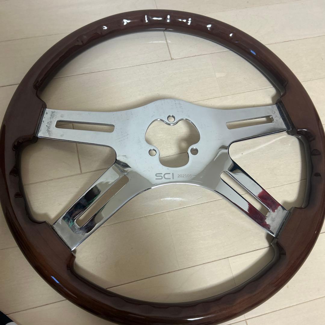 ビックリグ ウッドハンドル 日野レンジャープロ用ボス付き - メルカリ