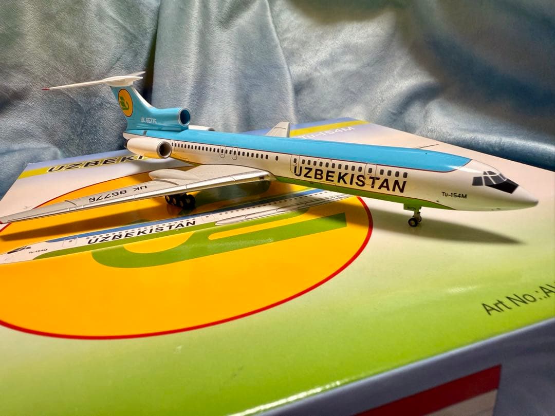 ウズベキスタン航空 UZBEKISTAN ツポレフ Tu-154M 1/200 - メルカリ