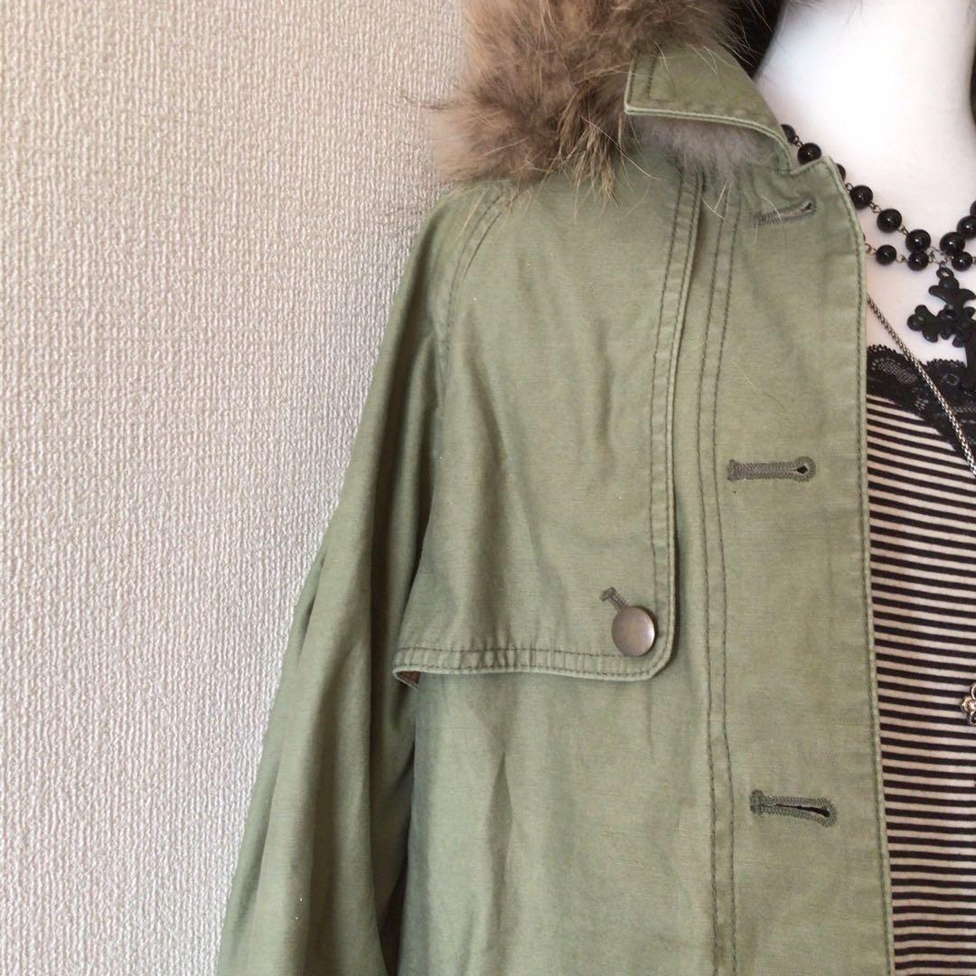 y2k 00s archive グランジ 森ガール ファーモッズコート平成ギャル