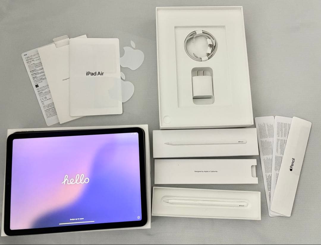 【期間限定】Apple iPad Air 本体 256GB+Pencil+充電器 Apple iPad Air 13インチ Wi-Fi+Cellular 256GB 2024年春モデル MV6V3J