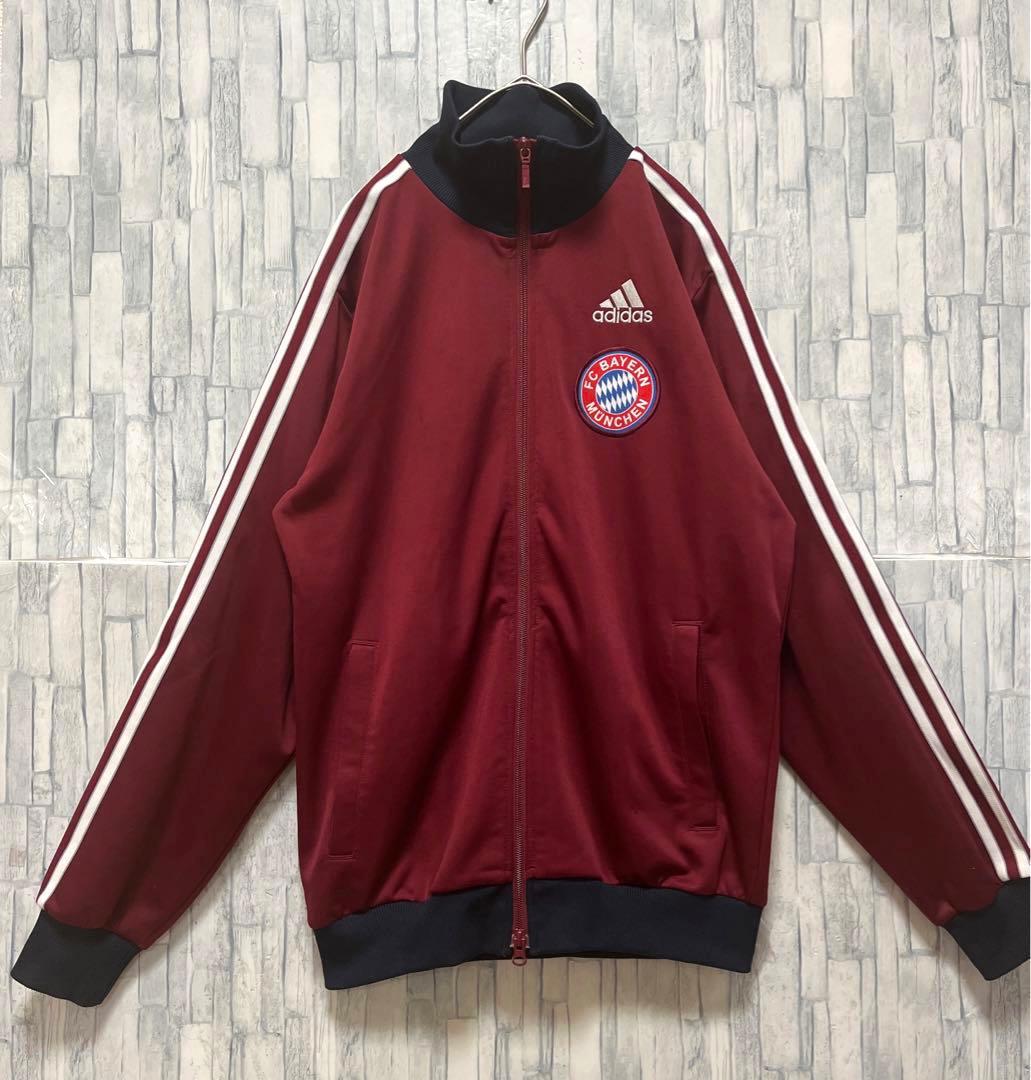 アディダス バイエルン ジャージ トラックジャケット00s L 3ライン刺繍