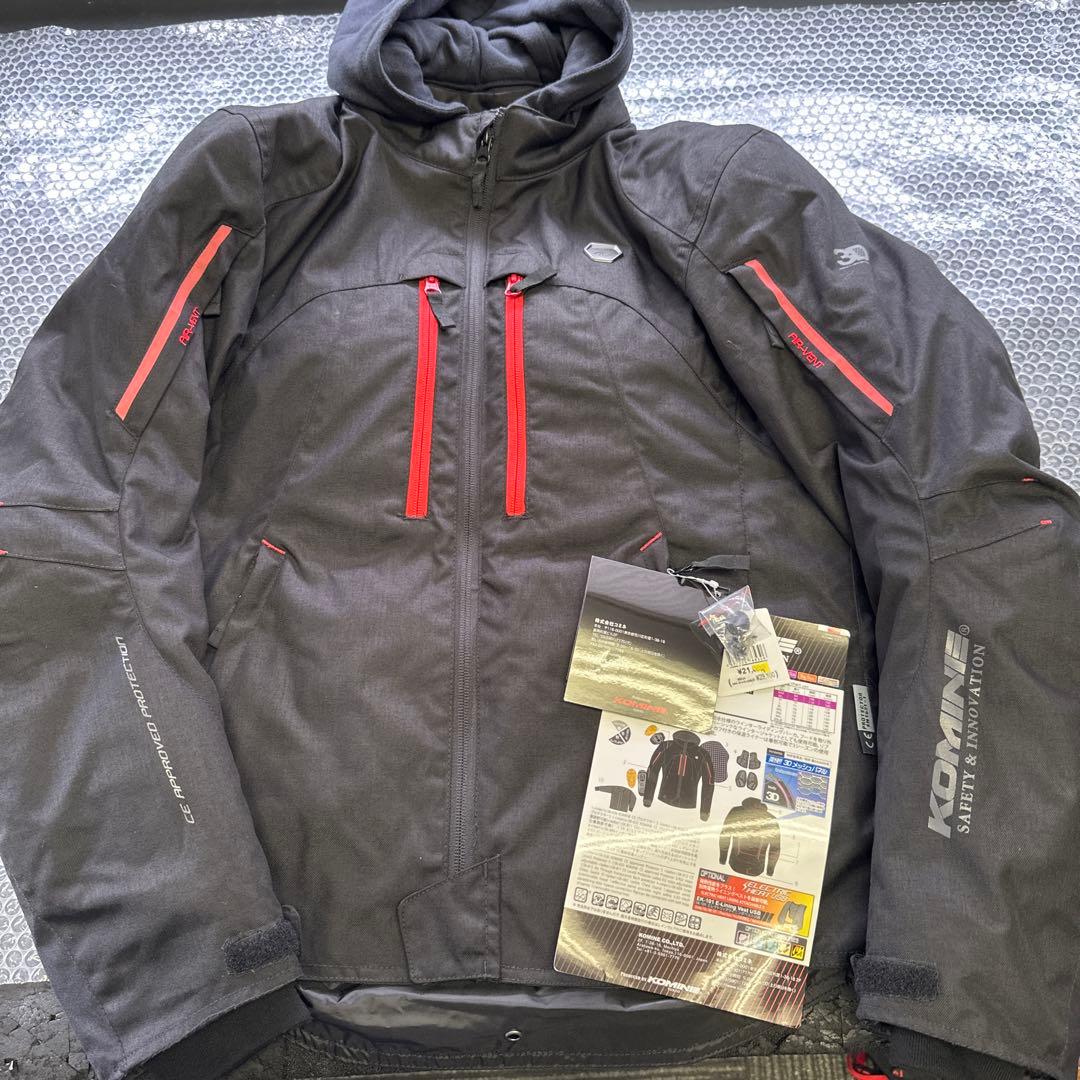 専用　ハイプロテクト　ウィンターパーカー　ジャケット透湿防水　プロテクター男性M Amazon | [KOMINE] バイク用 ハイプロテクトウインターパーカ JK-608