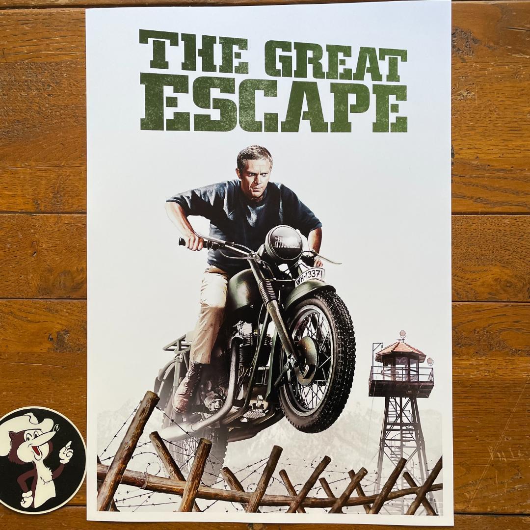 ポスター『大脱走』The Great Escape☆スティーブ・マックイーン