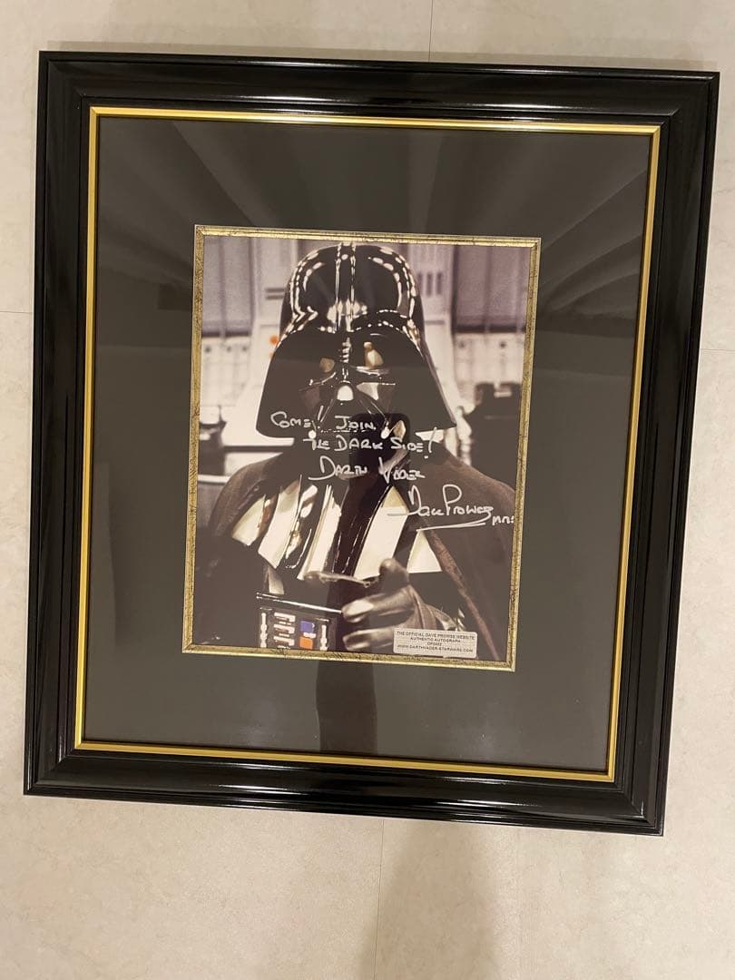 メル19757 スターウォーズ　直筆サイン入フォトフレーム ダースベイダー メル19757様専用 スターウォーズ 直筆サイン入フォトフレーム ダース