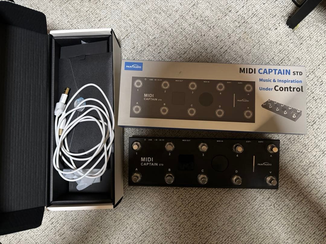 ギター PAINT AUDIO MIDI CAPTAIN STD MIDI Captain STD Vesion (Black) – PaintAudio