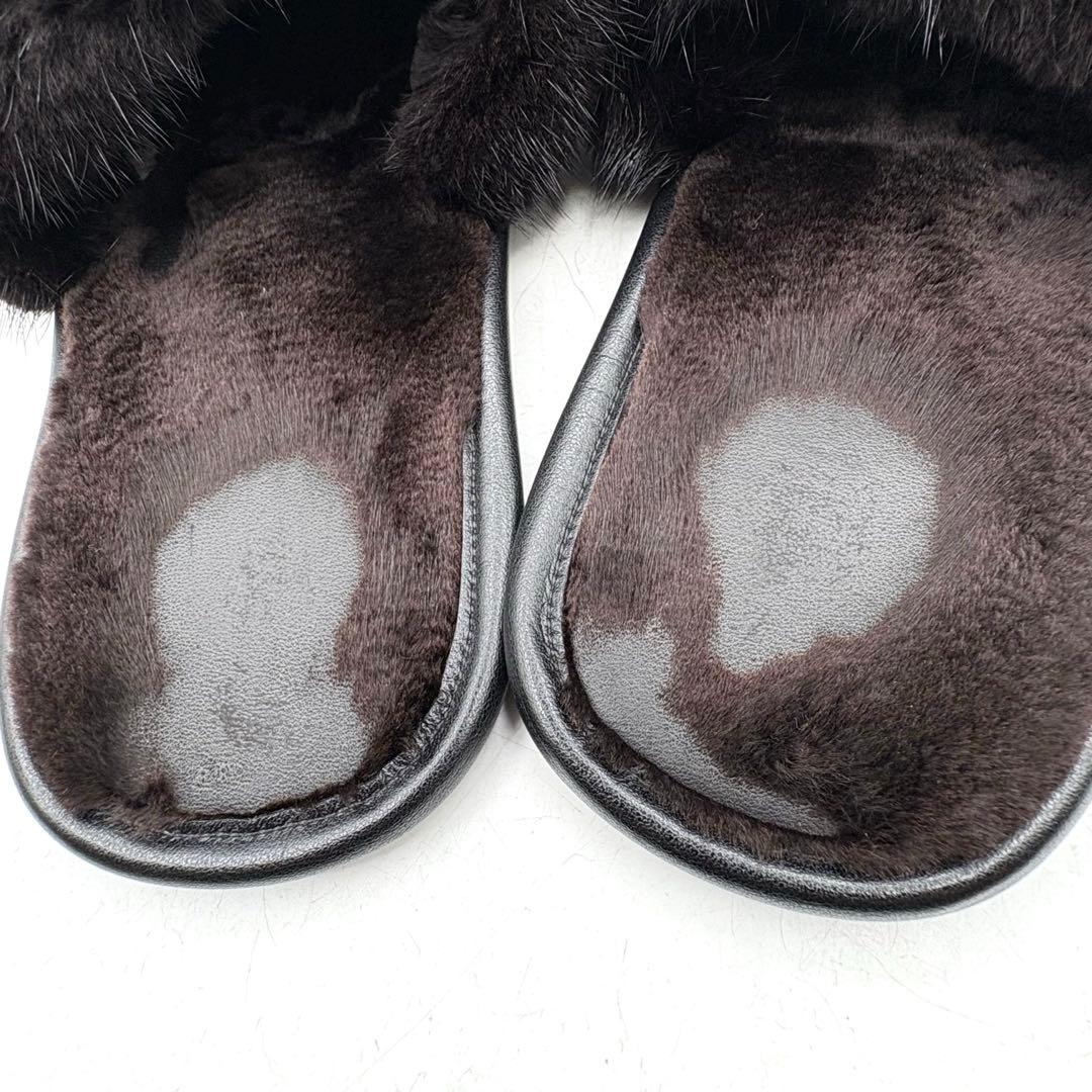 ルイヴィトン ホーミーライン ミンク ミュール 【41〜42】 スリッパ