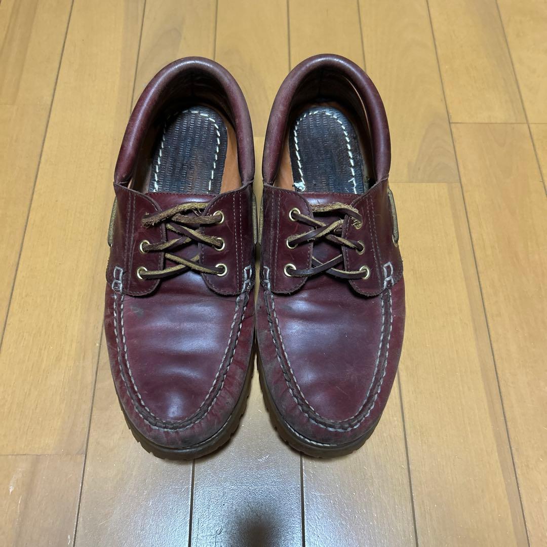 REGAL デッキシューズ バーガンディ モカシン ティンバーランド 3eye似