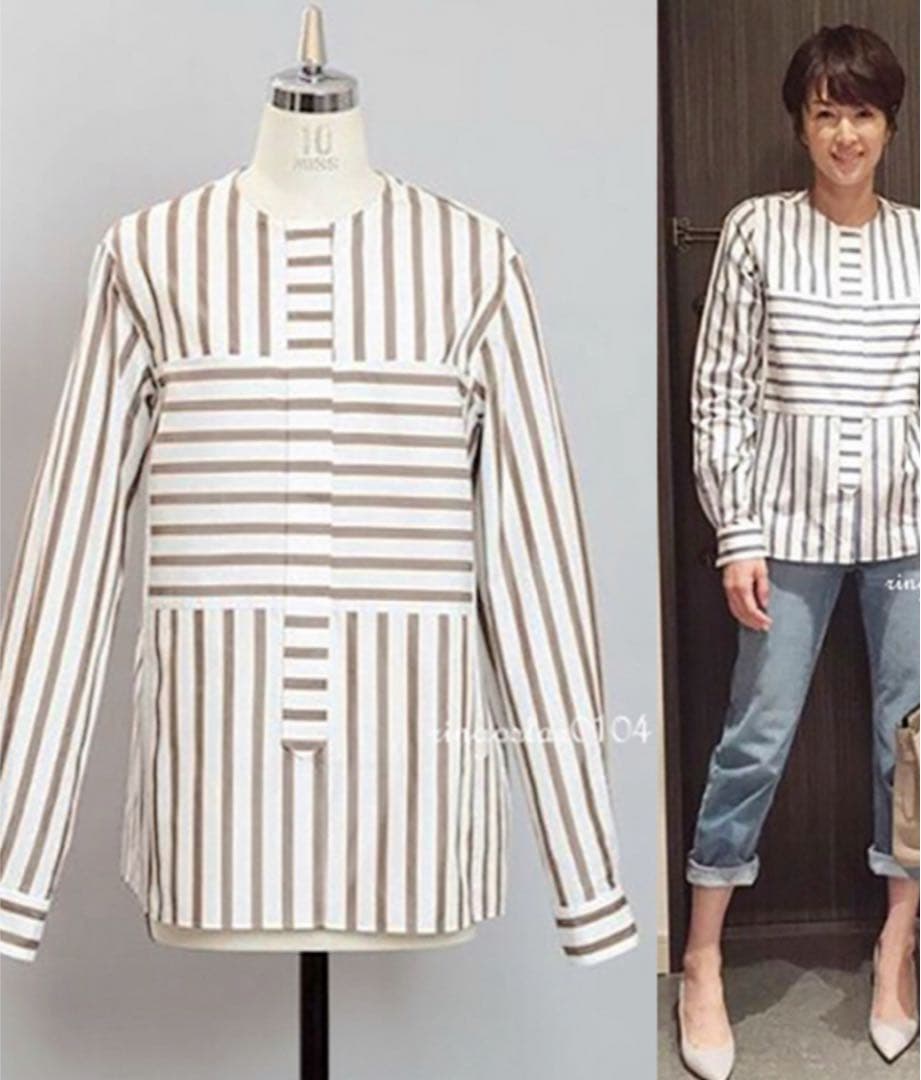 シクラス アイコニックブラウス secret closet コットンシルク - メルカリ