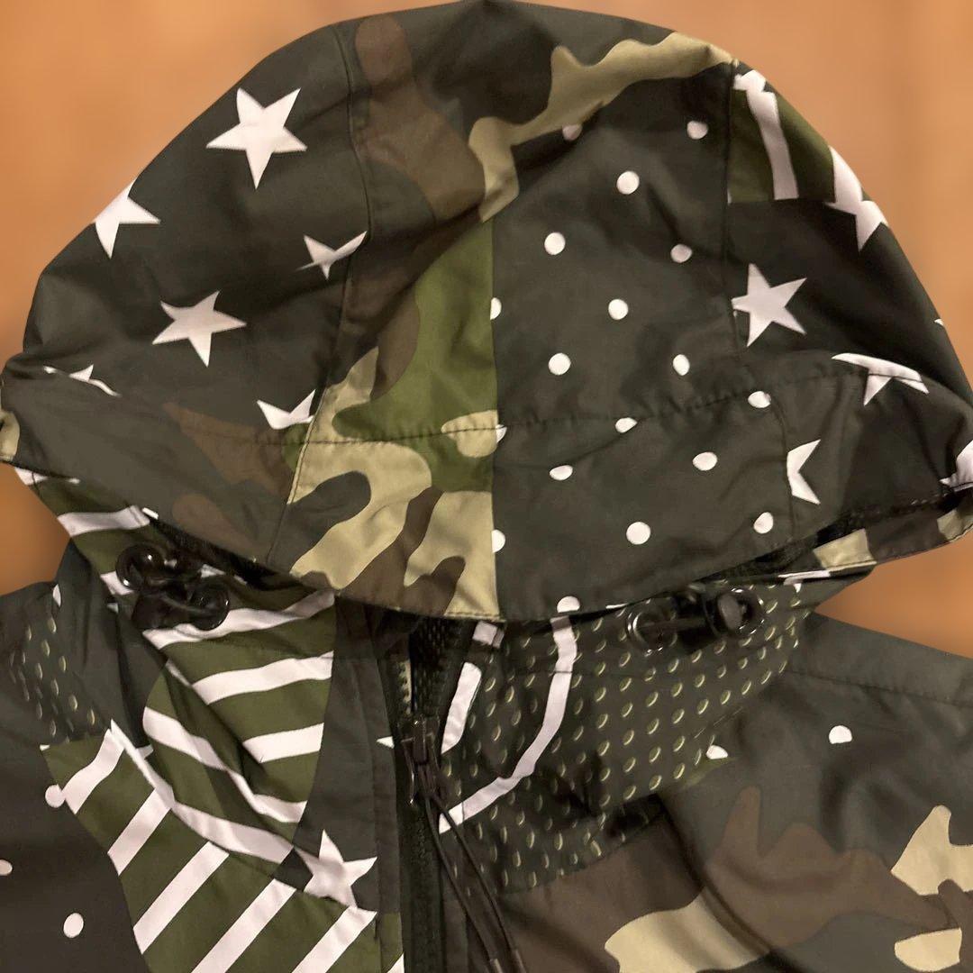 NIKE F.C.R.B ナイロンジャケット M 迷彩柄 カモフラ NIKE 星 - メルカリ