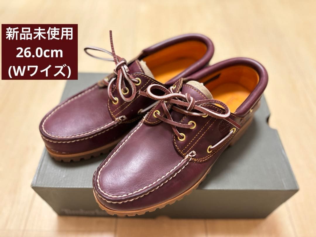 【新品】Timberland 3Eye Classic Lug バーガンディー Timberland（ティンバーランド） 3eye Classic Handsewn Lug Shoes
