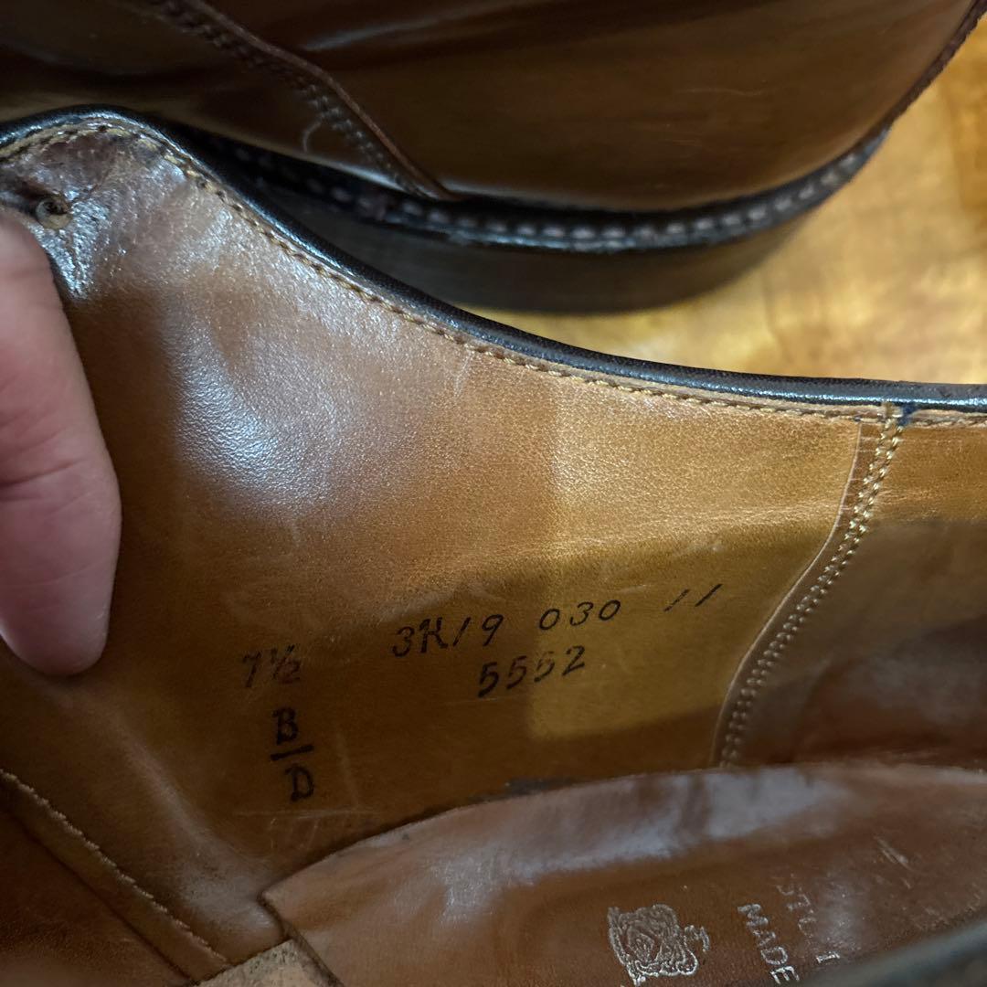 Alden ビームス別注 サドルダービー マホガニーコードバン 7ハーフ