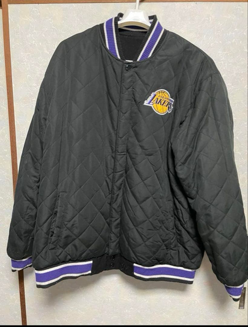 NBA スタジャン LAKERS レイカーズ 刺繍ワッペン L 定価8万