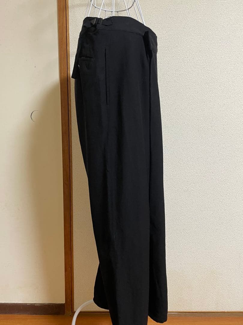 ヨウジヤマモト リミフゥ ラップパンツ ウールギャバジン - メルカリ