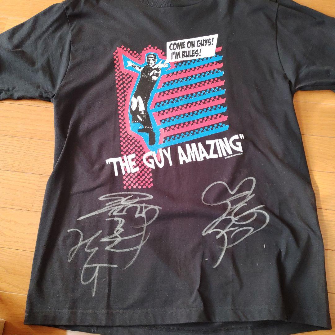 ハッスル レイザーラモンHG RG直筆サイン入りTシャツ - メルカリ