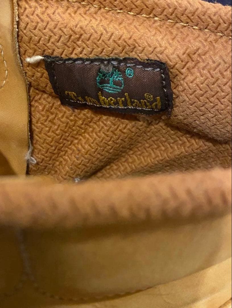 美品Timberland 10066 イエローブーツ7 25 ヌバックレザー - 靴