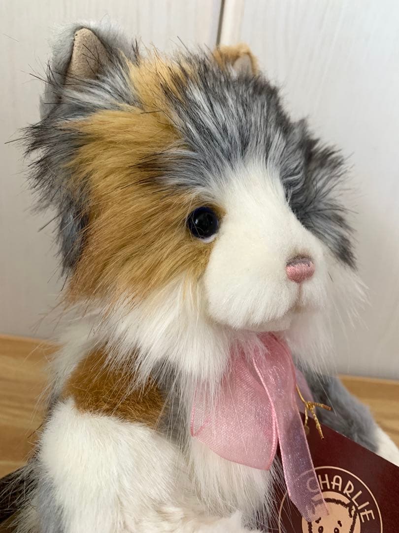 チャーリーベアーズ レア 三毛猫 テディベア - メルカリ