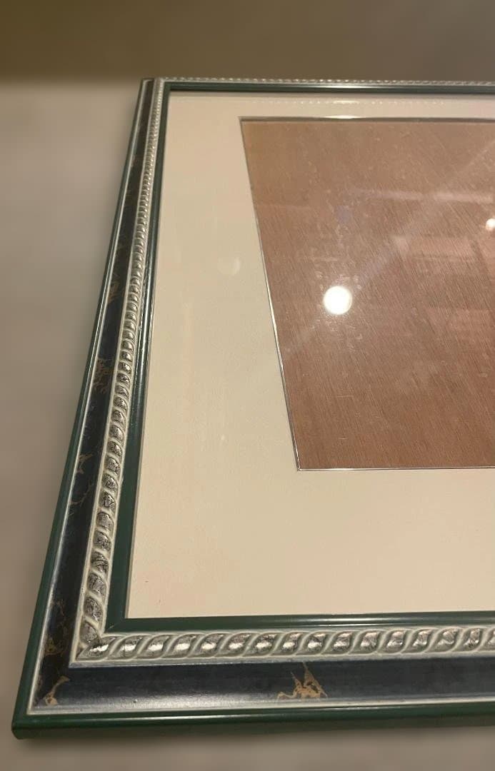 木製 フレーム 額縁 大型 絵画 写真 染色 ポスター 展示 アンティーク調