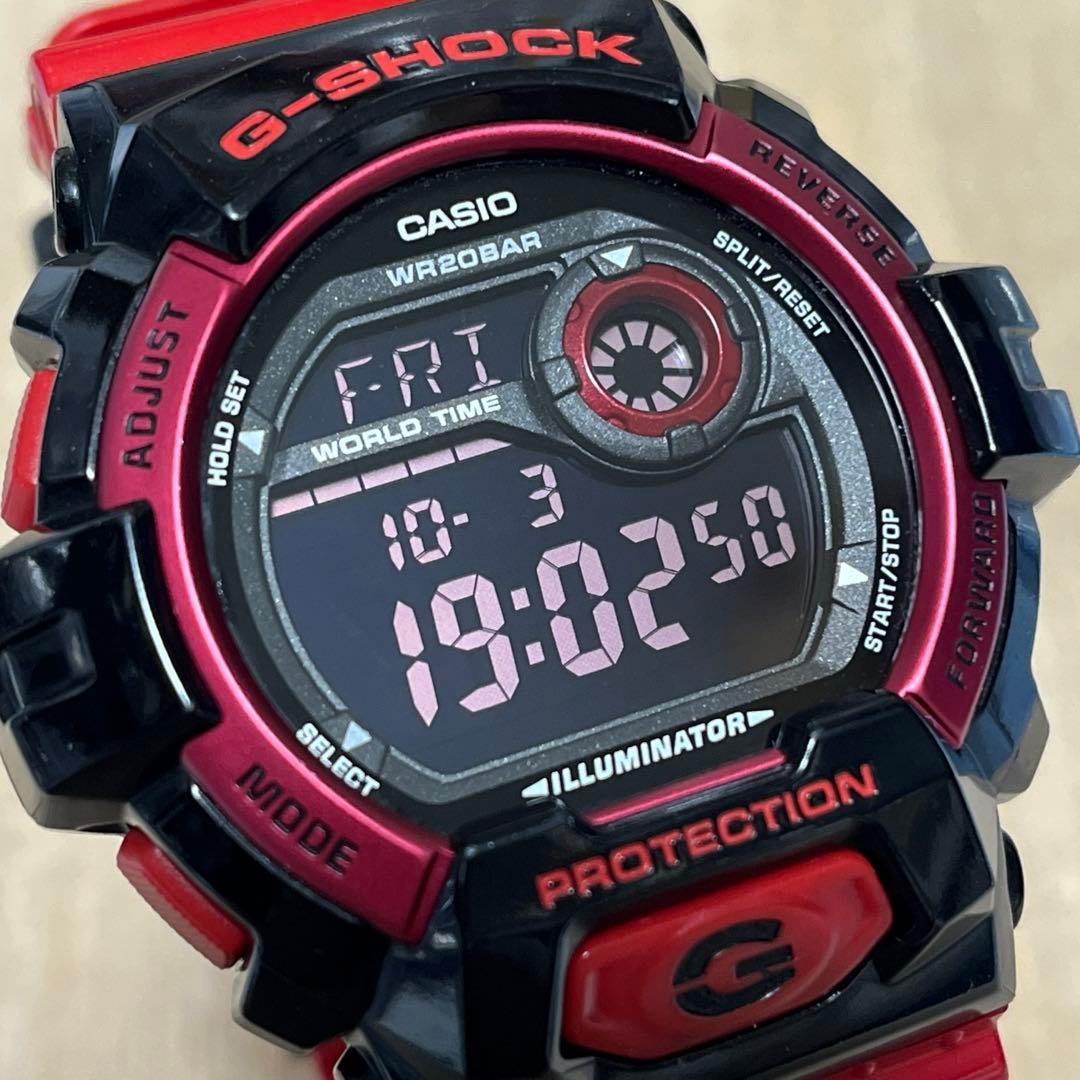レア海外モデル超美品】G-SHOCKクレイジーカラーズ G-8900SCレッド