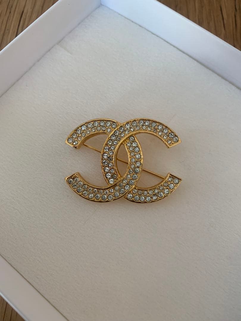 ヴィンテージシャネル　ブローチ 楽天市場】CHANEL(シャネル) ブローチ 1995年秋冬コレクション ココ
