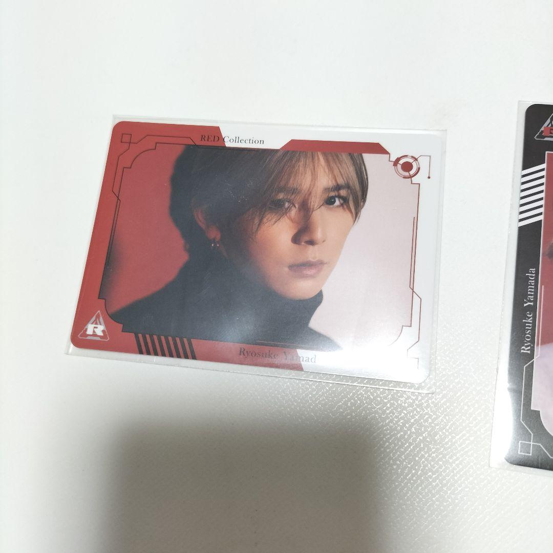 山田涼介 ビジュアルカードA.Bセット RED封入特典 全て未開封品 - メルカリ