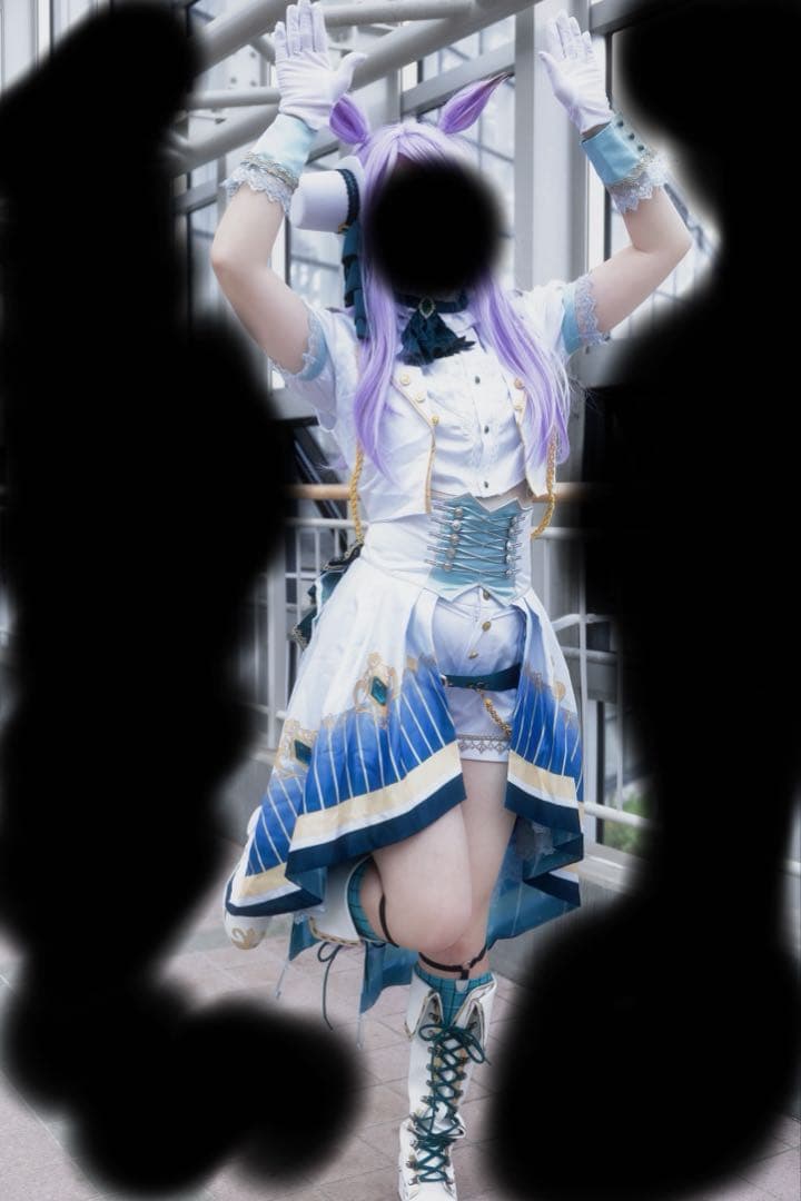 メジロマックイーン コスプレ衣装 靴 ウィッグ付き 最終値下げ メジロマックイーン エンド・オブ・スカイ コスプレ Mサイズ 靴つき