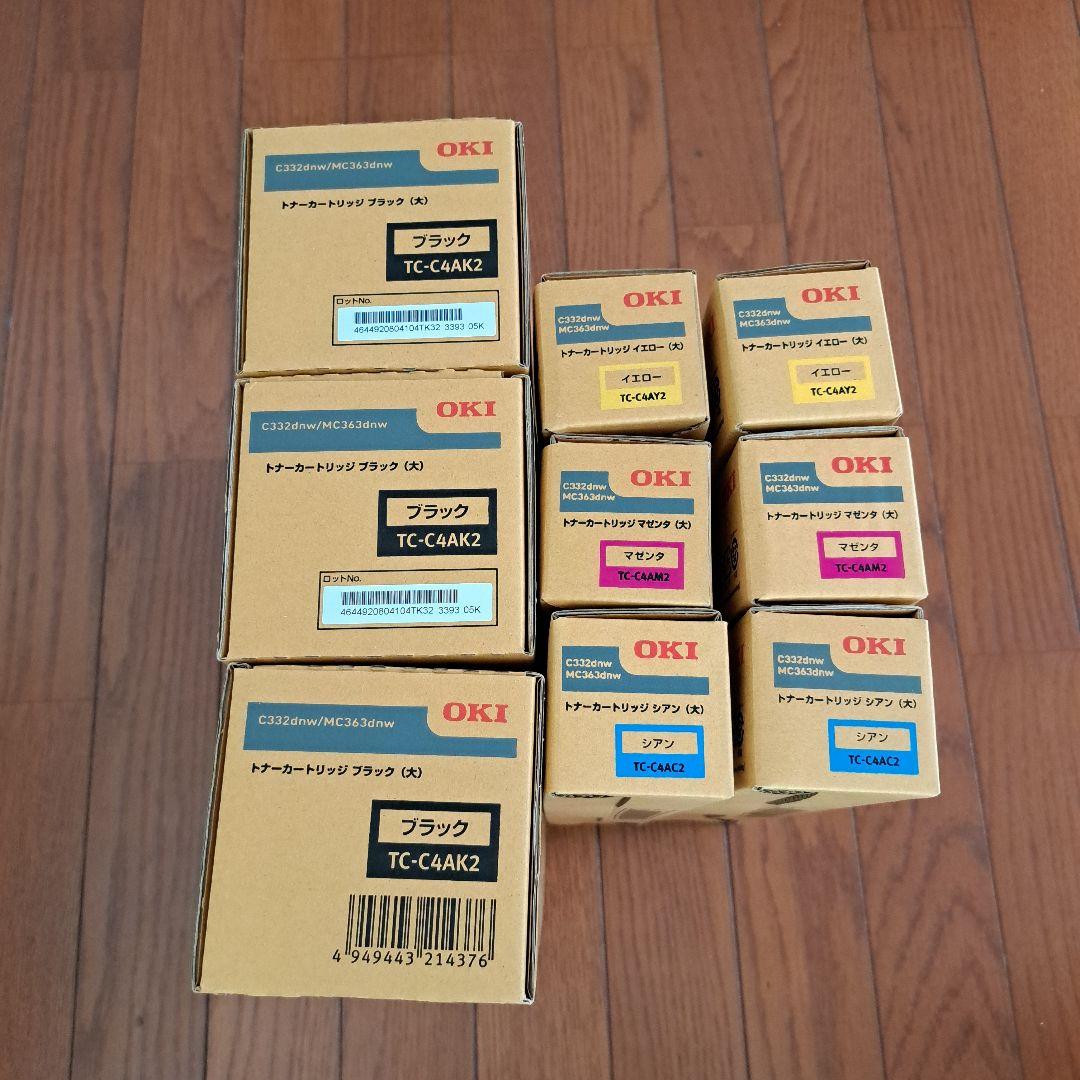 OKI トナーカートリッジ ブラック TC-C4AK2 たのめーる】OKI 大容量トナーカートリッジ ブラック TC-C4AK2 1個の通販