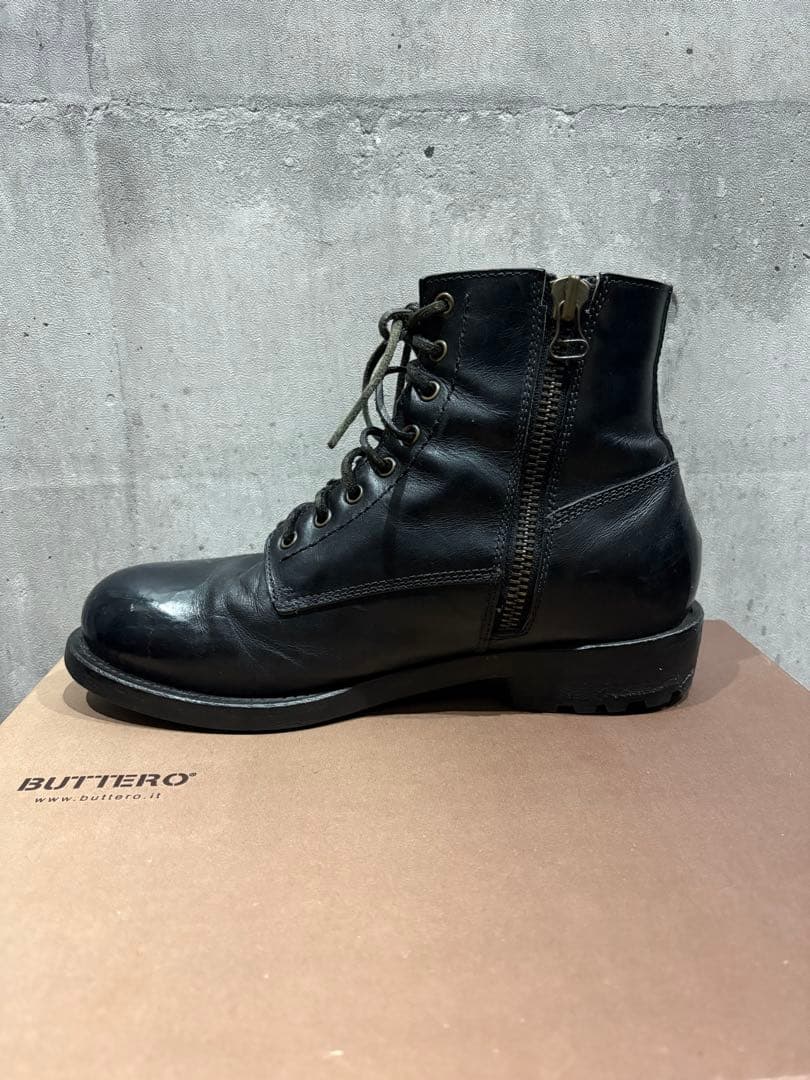 ブッテロ BUTTERO ワークブーツ ブラック黒 41 | 激安通販のイーサプライ