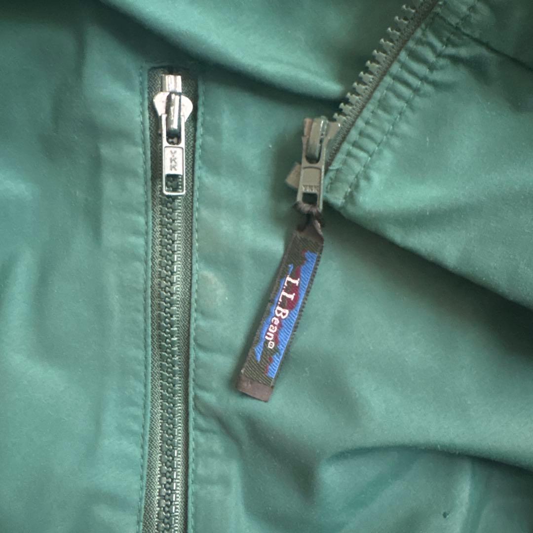 80s〜90s L.L.Bean ウォームアップジャケット グリーン USA古着