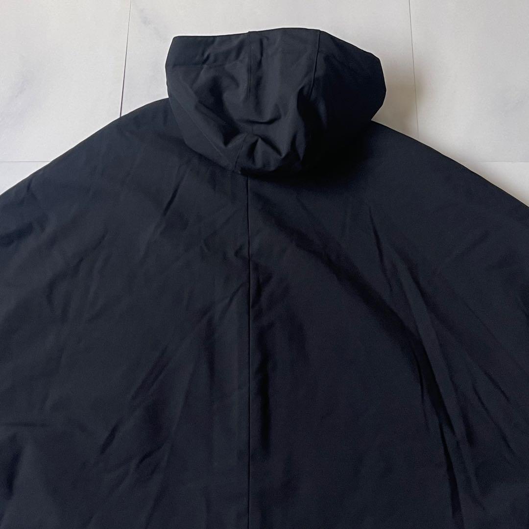 美品 ルルウィルビー アルアバイル 中綿ケープコート ポンチョ 定価