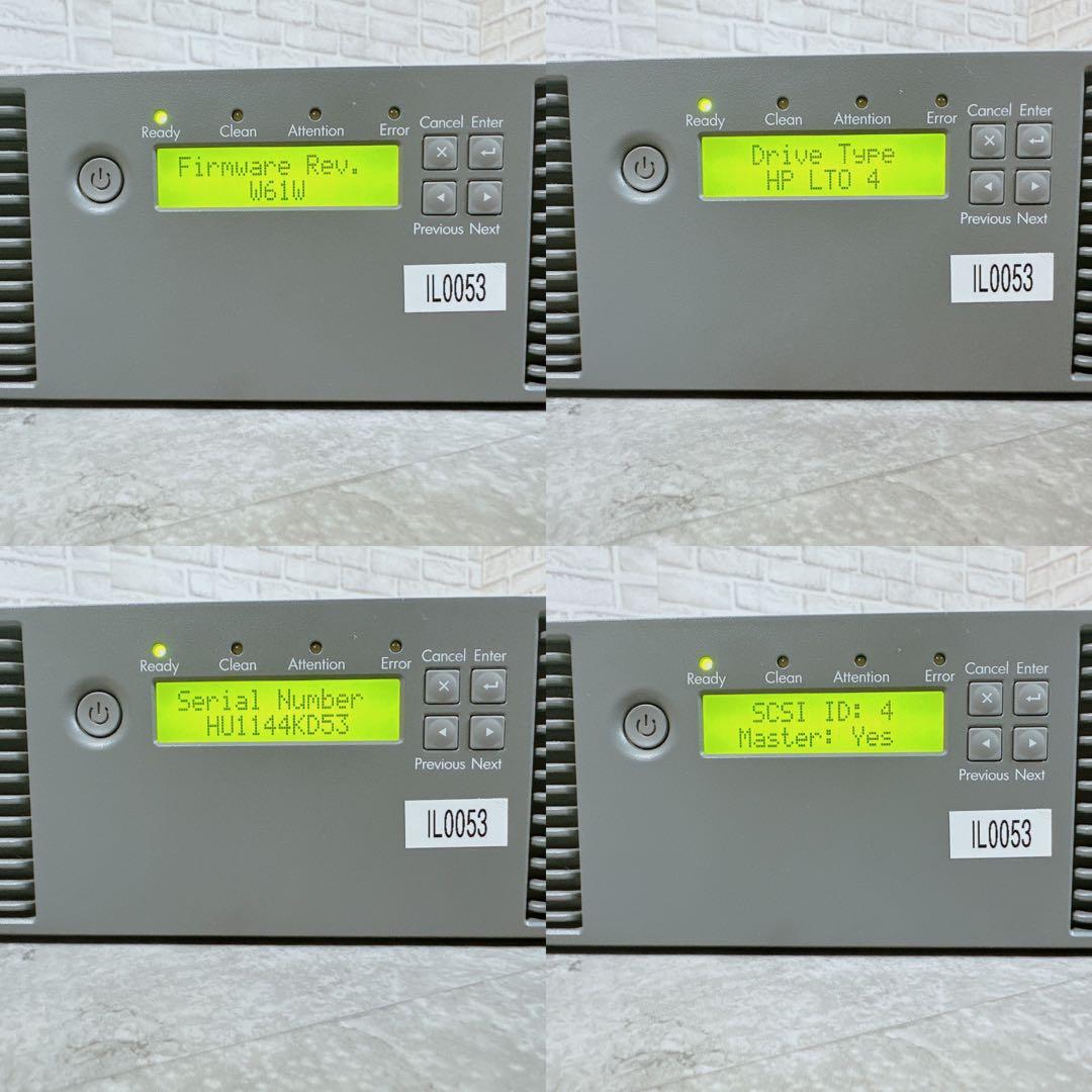 HP MSL2024 LTO4 テープライブラリー SC11 付属品多数 - メルカリ