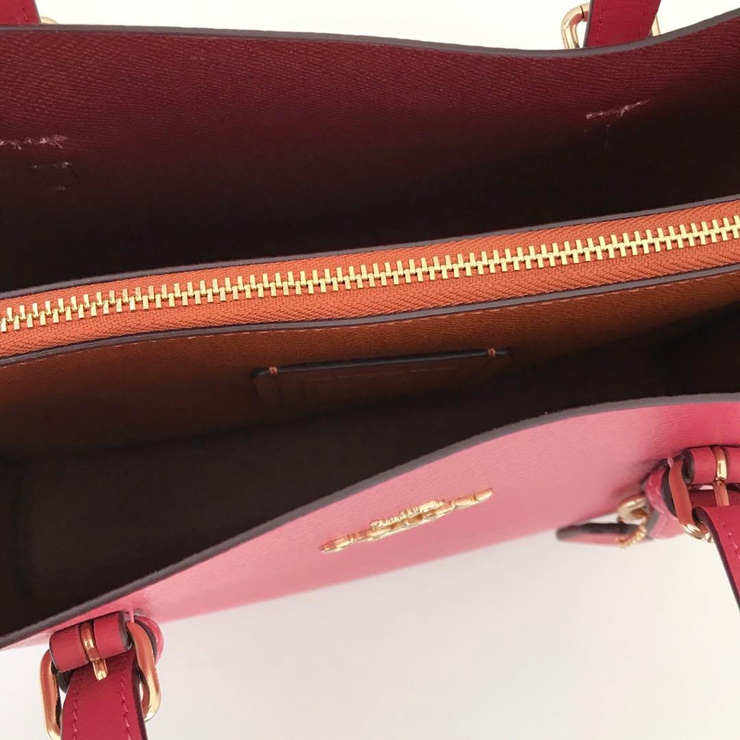 新品未使用】COACH ショルダーバッグ ピンク コーチ ストラップ付き