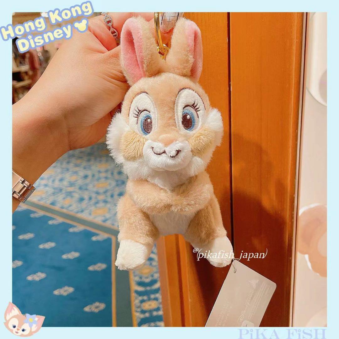 現地購入☆正規品】ミスバニー ぬいぐるみキーチェーン 香港ディズニー