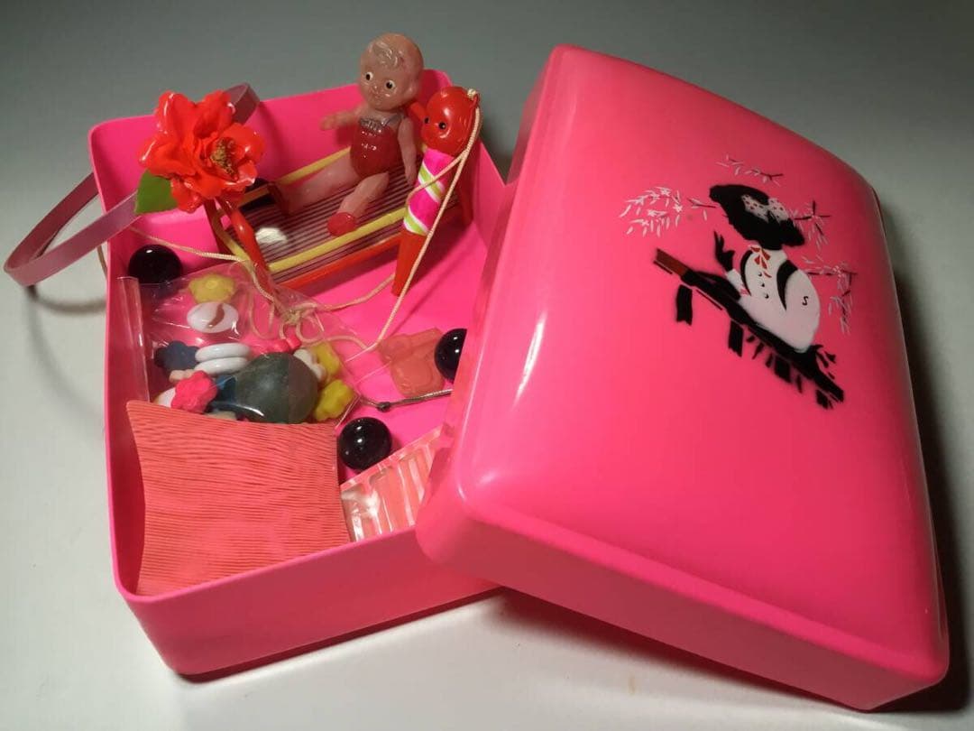 ヴィンテージ◇駄菓子屋セット②◇セルロイド人形 アンティーク 昭和レトロ