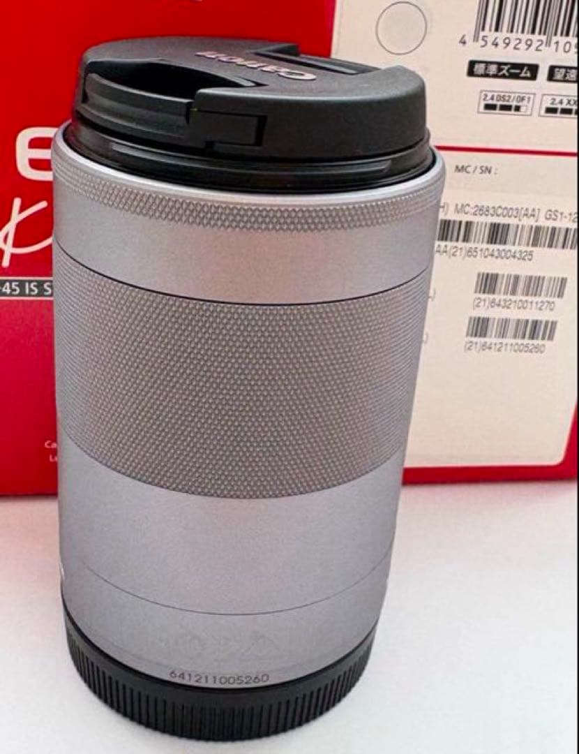 レンズ(ズーム) CANON EF-M55-200mm F4.5-6.3 IS STM eos m