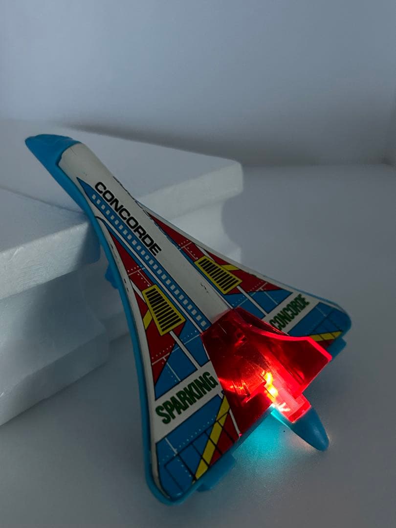 値下げ❤️スパークおもちゃ ブリキ飛行機 コンコルド jimmy toys