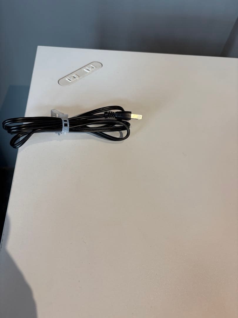 L字ホワイトコーナーカウンターデスコンセント付きト*モ様 L字ホワイト