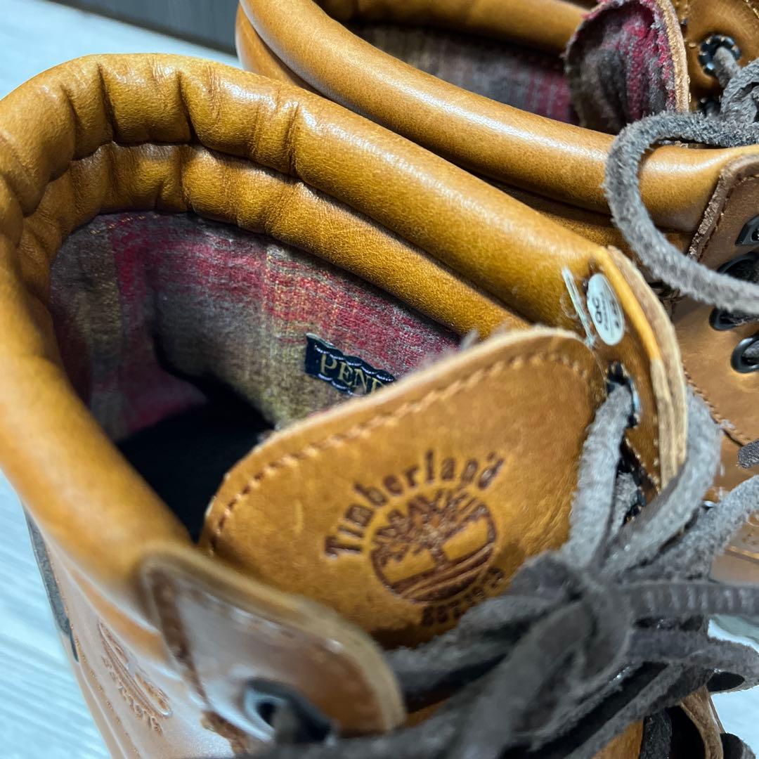 ティンバーランド × ペンドルトン セブンアイ チャッカ 28cm ブラウン