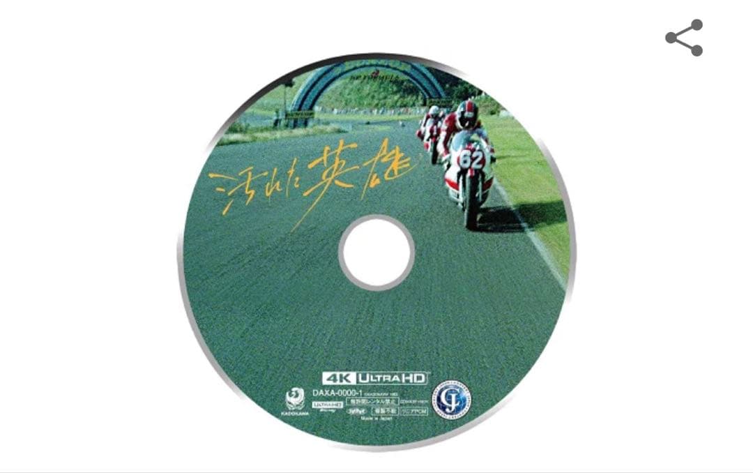 汚れた英雄/ Blu-ray DVD sound track 新品