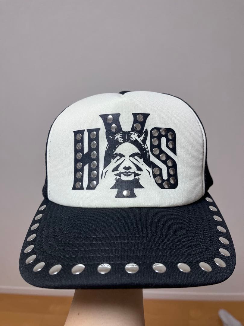 ヒステリックグラマー SEE NO EVIL スタッズメッシュキャップ - メルカリ