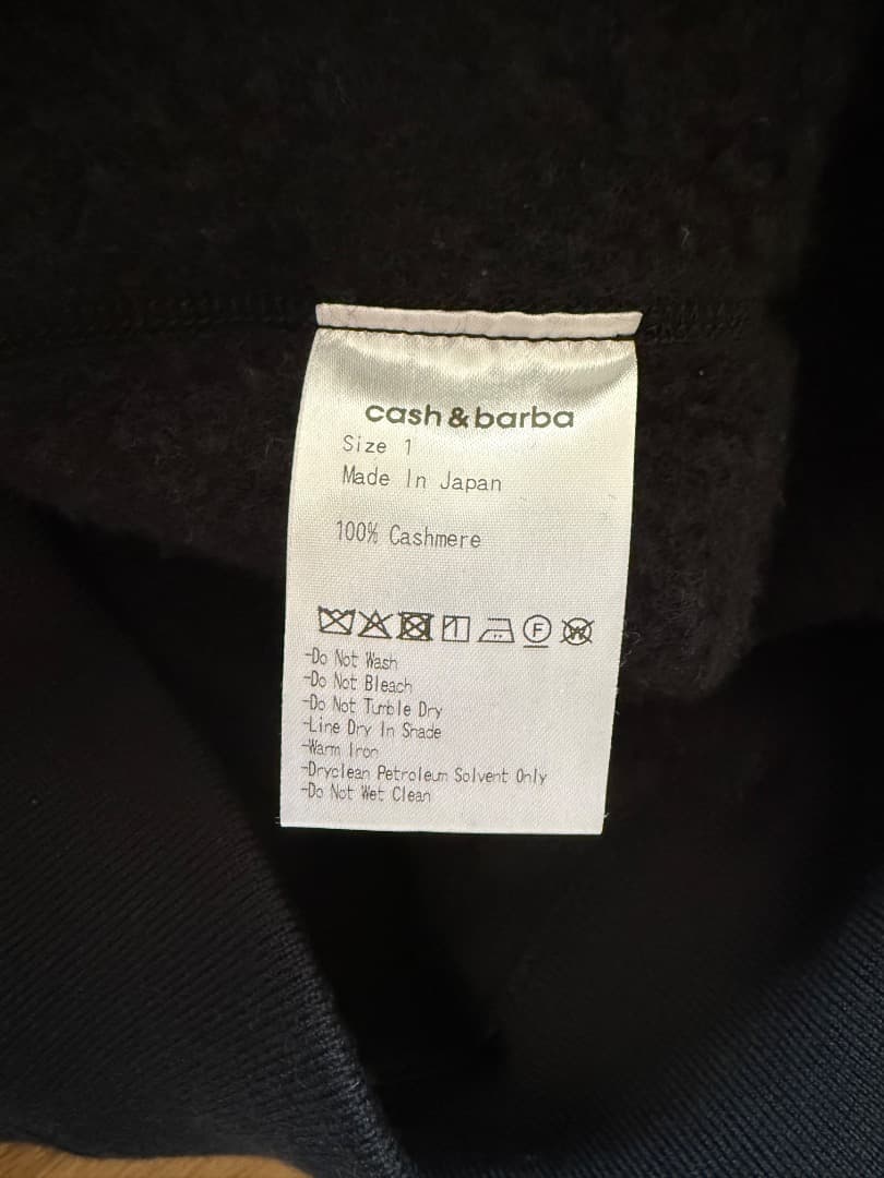 cash & barba ベビーソモウフリース クルー Black 1 新品 - メルカリ